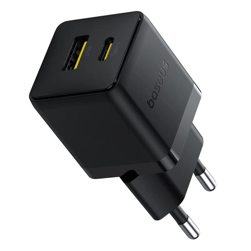 شارژر موبایل باسئوس مدل Palm Fast Charge 20W C+U سفید — تصویر ۱۰