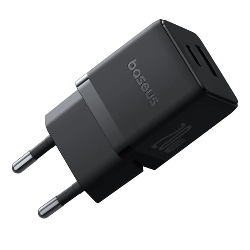 شارژر موبایل باسئوس مدل Palm Fast Charge 20W C+U سفید — تصویر ۱۲