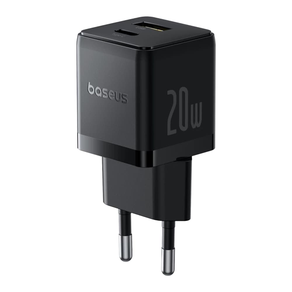 شارژر موبایل باسئوس مدل Palm Fast Charge 20W C+U سفید — تصویر ۵