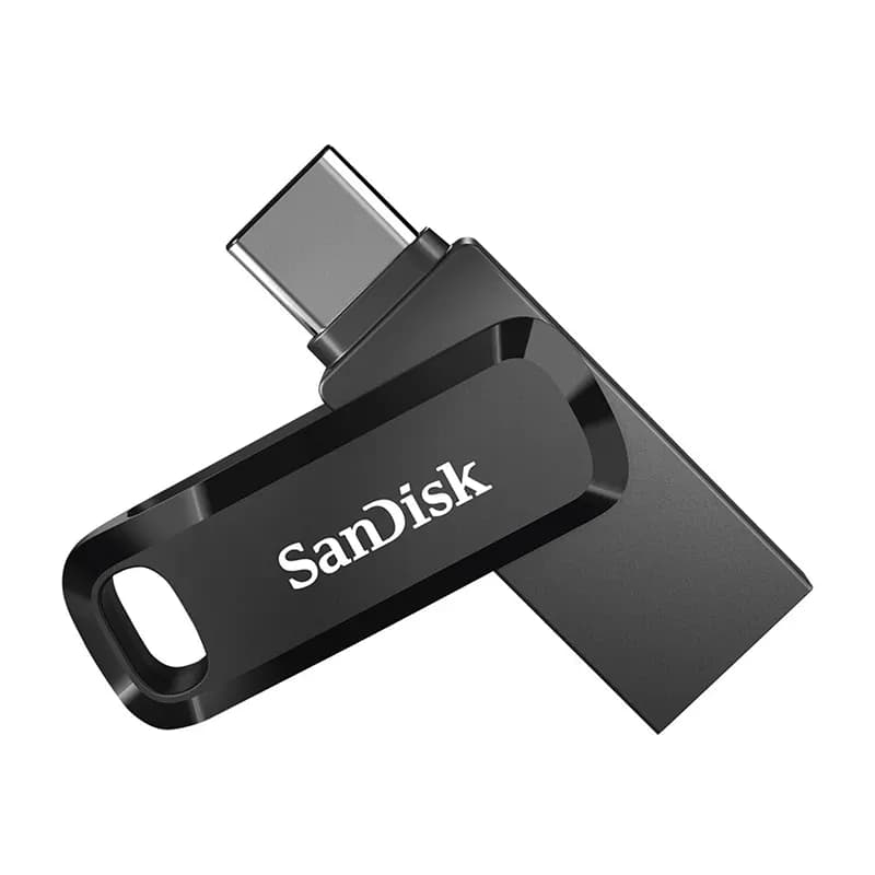فلش مموری سن دیسک مدل Dual Drive Go USB 3.2 / USB-C 32GB مشکی