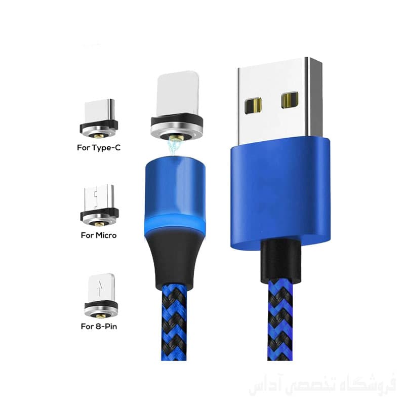 کابل شارژر مدل X-CABLE Magnetic 360 ایکس کابل — تصویر ۲