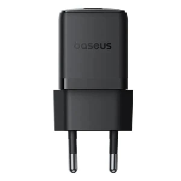 شارژر باسئوس مدل Palm Fast Charger 1C 20W به همراه کابل شارژ PD 60W مشکی — تصویر ۱۰