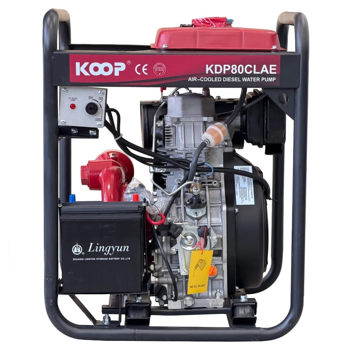 موتور پمپ KDP80CLAE 16HP سه اینچ 16 اسب بخار — تصویر ۹