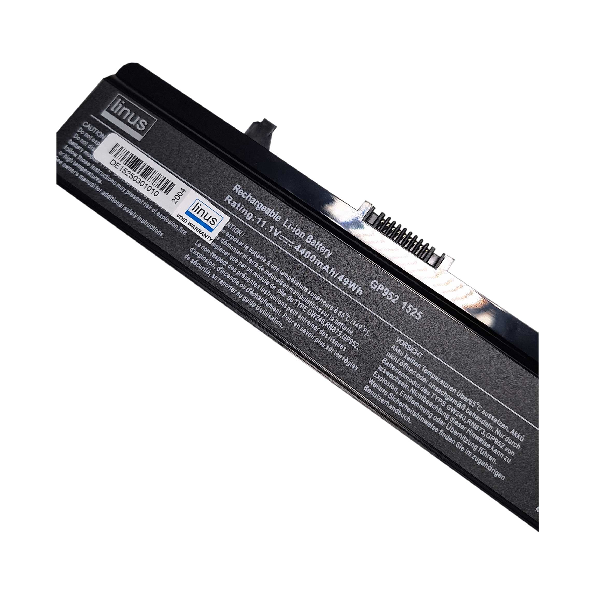 باتري لپ تاپ دل DELL BATTERY 1525 6CELL 4400mAh — تصویر ۴