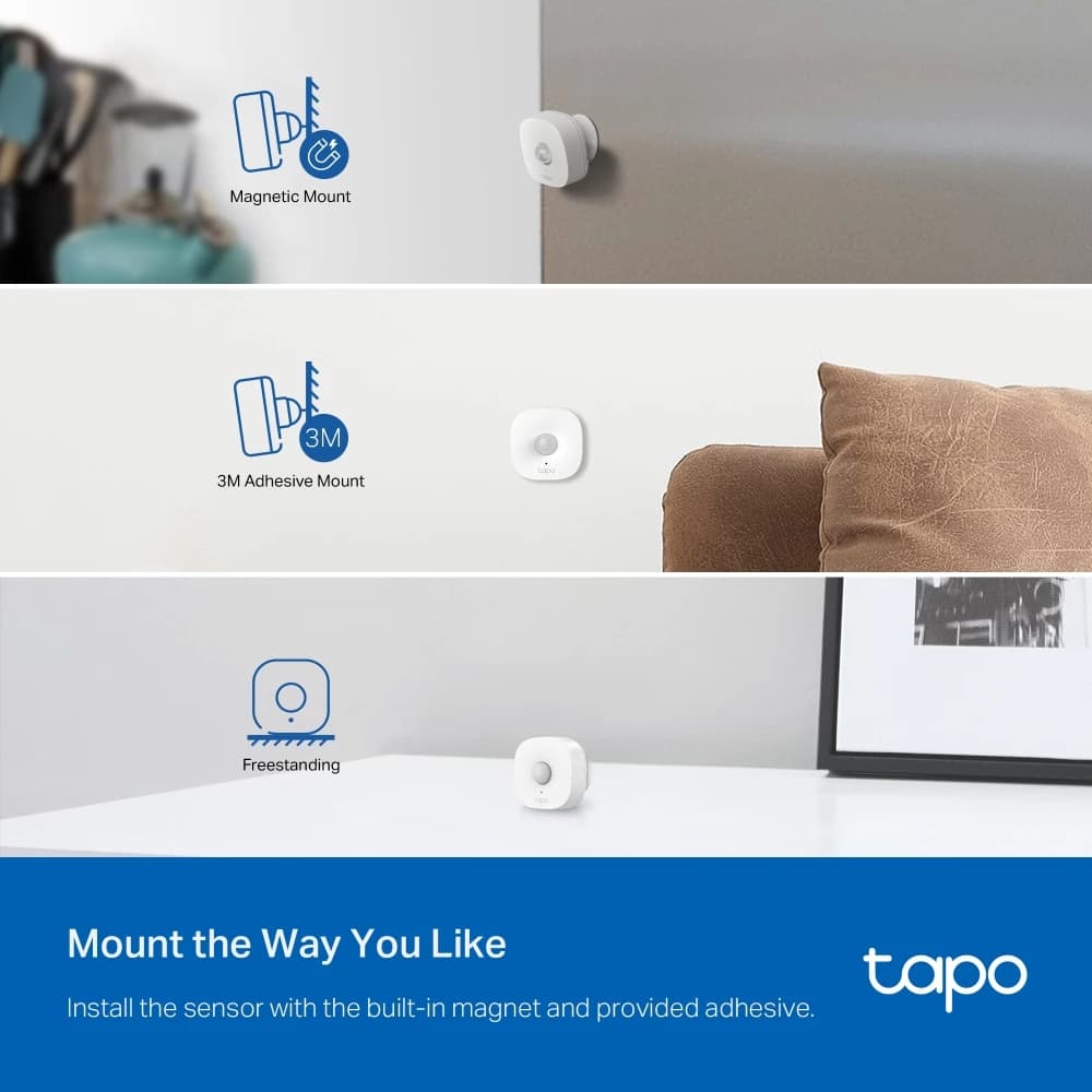 سنسور هوشمند حرکتی تی پی لینک مدل Tapo T100 — تصویر ۷