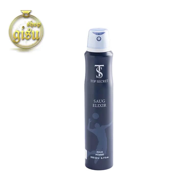 اسپری بدن مردانه تاپ سکرت عماد آرا Saug Elixir رایحه ساواج الکسیر – حجم 200 میل — تصویر ۳
