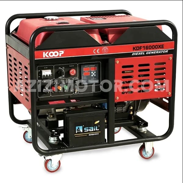 موتور برق دیزلی کوپ KDF16000XE توان 11 کیلووات تک فاز