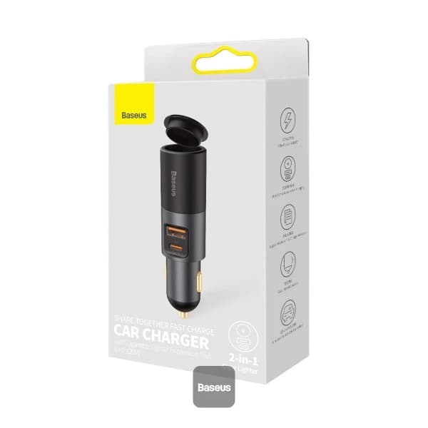 شارژر فندکی باسئوس مدل Share Together Fast Charge 120W — تصویر ۶