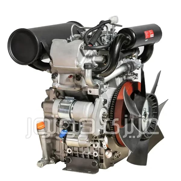 موتور دو سیلندر دیزلی کوپ KD2V80 | توان 20 اسب بخار استارتی — تصویر ۲