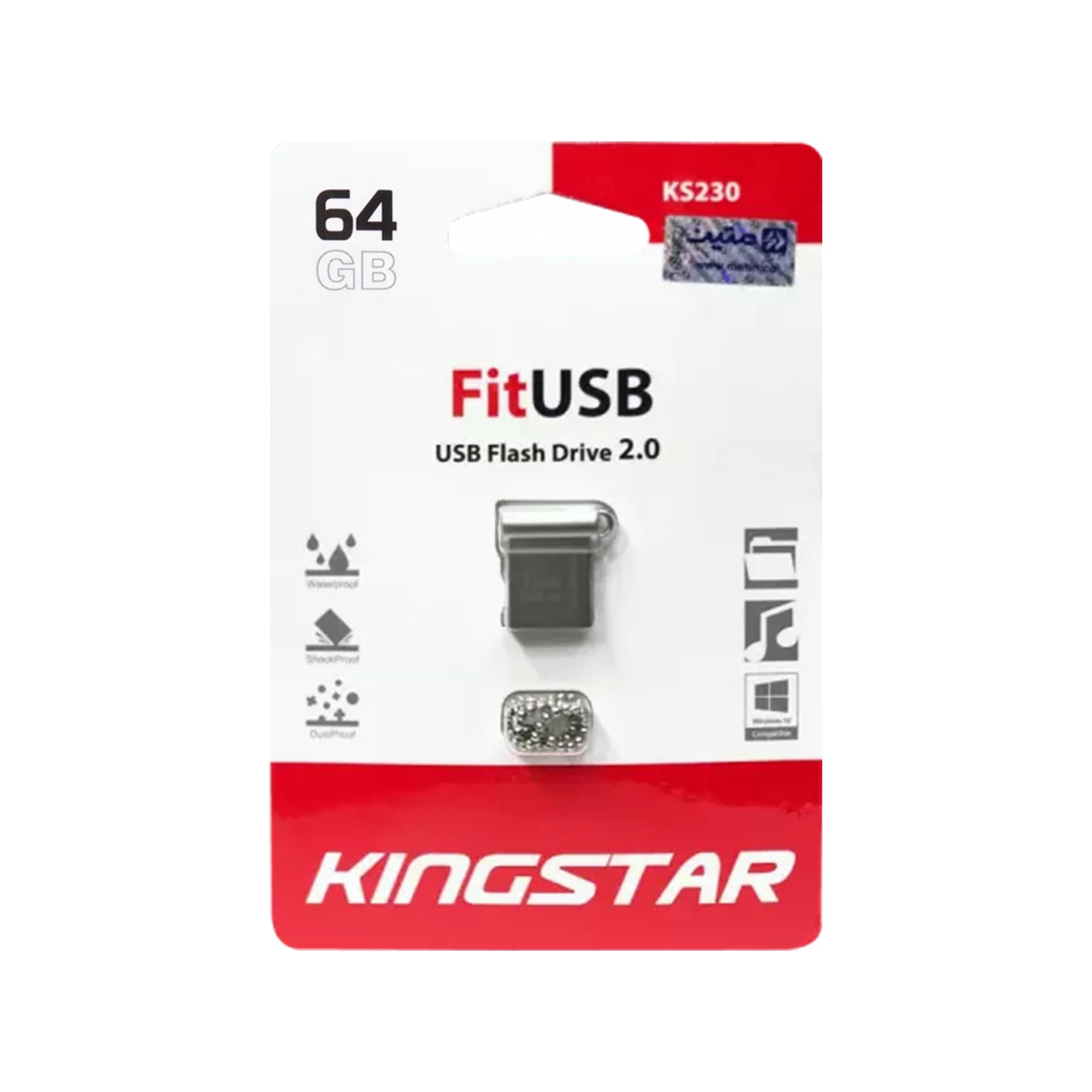 فلش مموری کینگ استار مدل KS230 64GB Silver