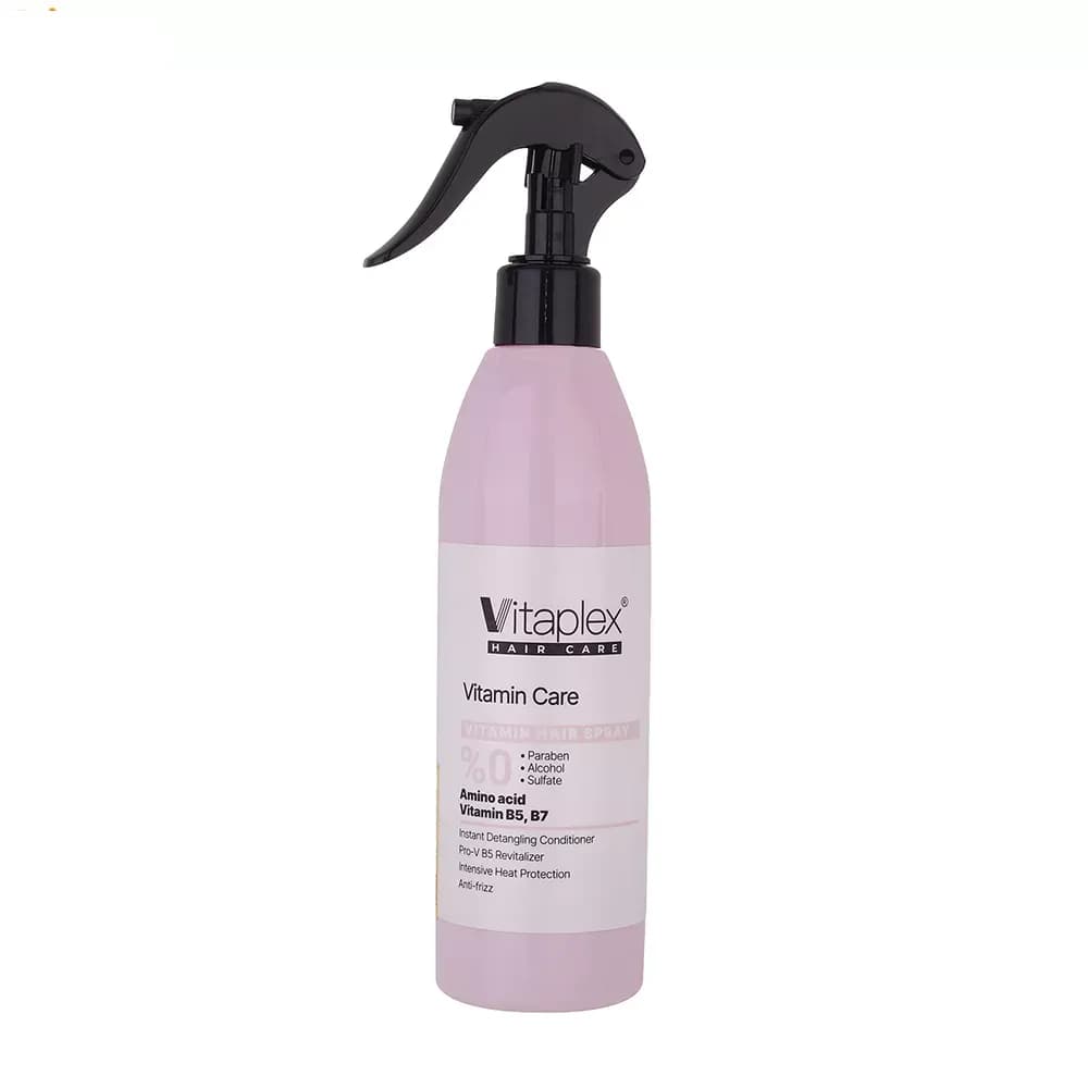 اسپری نرم کننده مو ویتاپلکس مدل Vitamin Care مناسب مو خشک و معمولی حجم 300 میلی لیتر — تصویر ۴