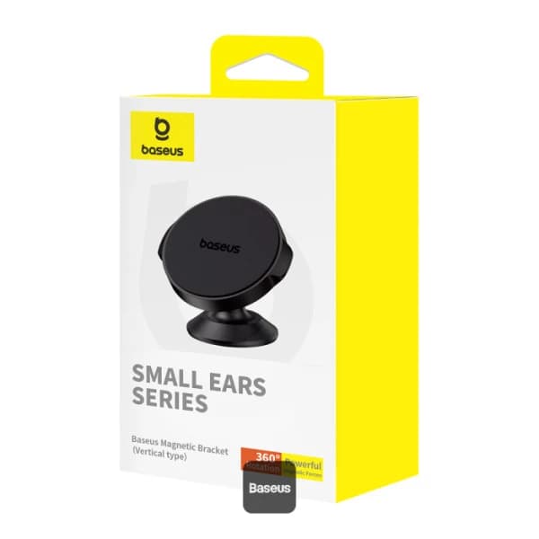 هولدر براکت باسئوس مدل Small Ears Magnetic (Vertical Type) مشکی — تصویر ۶