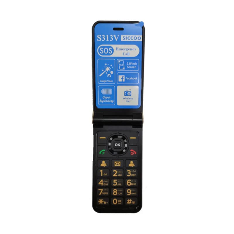 گوشی دکمه ای تاشو سیکو siccoo S313V Flip مخصوص بزرگسال — تصویر ۴
