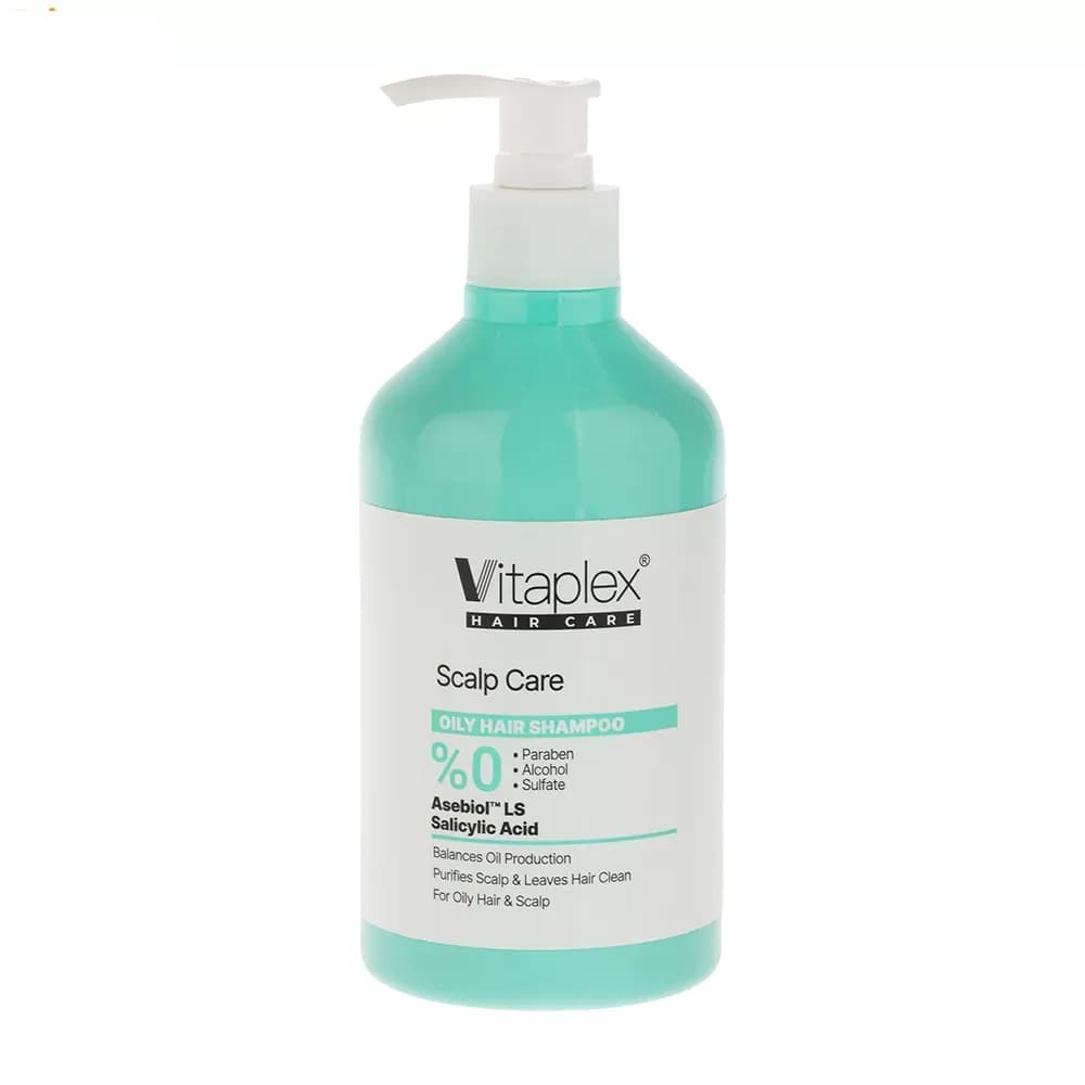 شامپو ویتاپلکس مدل Scalp Care مناسب موهای چرب حجم 500 میلی‌لیتر