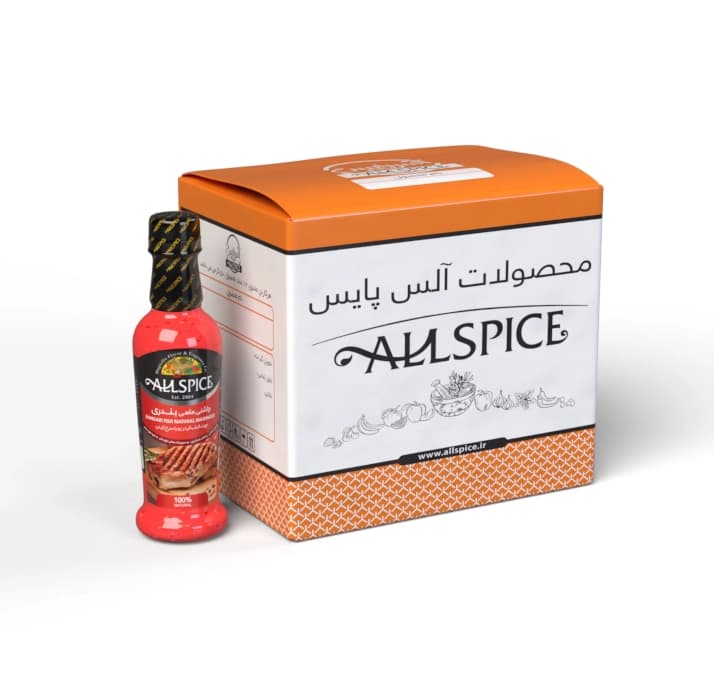 چاشنی ماهی بندری 50 گرم جعبه 12 عددی