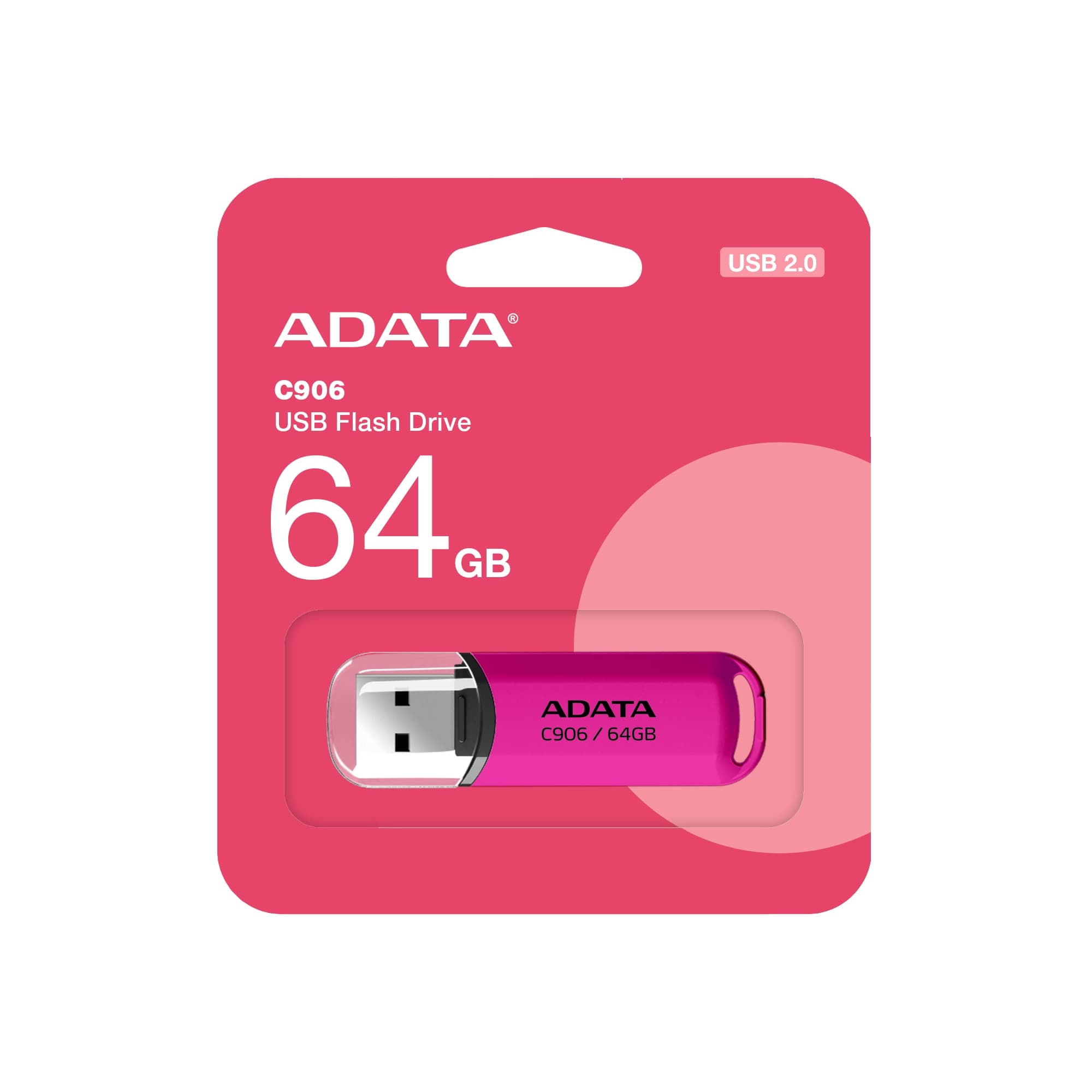 فلش مموری ای دیتا مدل C906 USB2.0 64GB بنفش — تصویر ۳