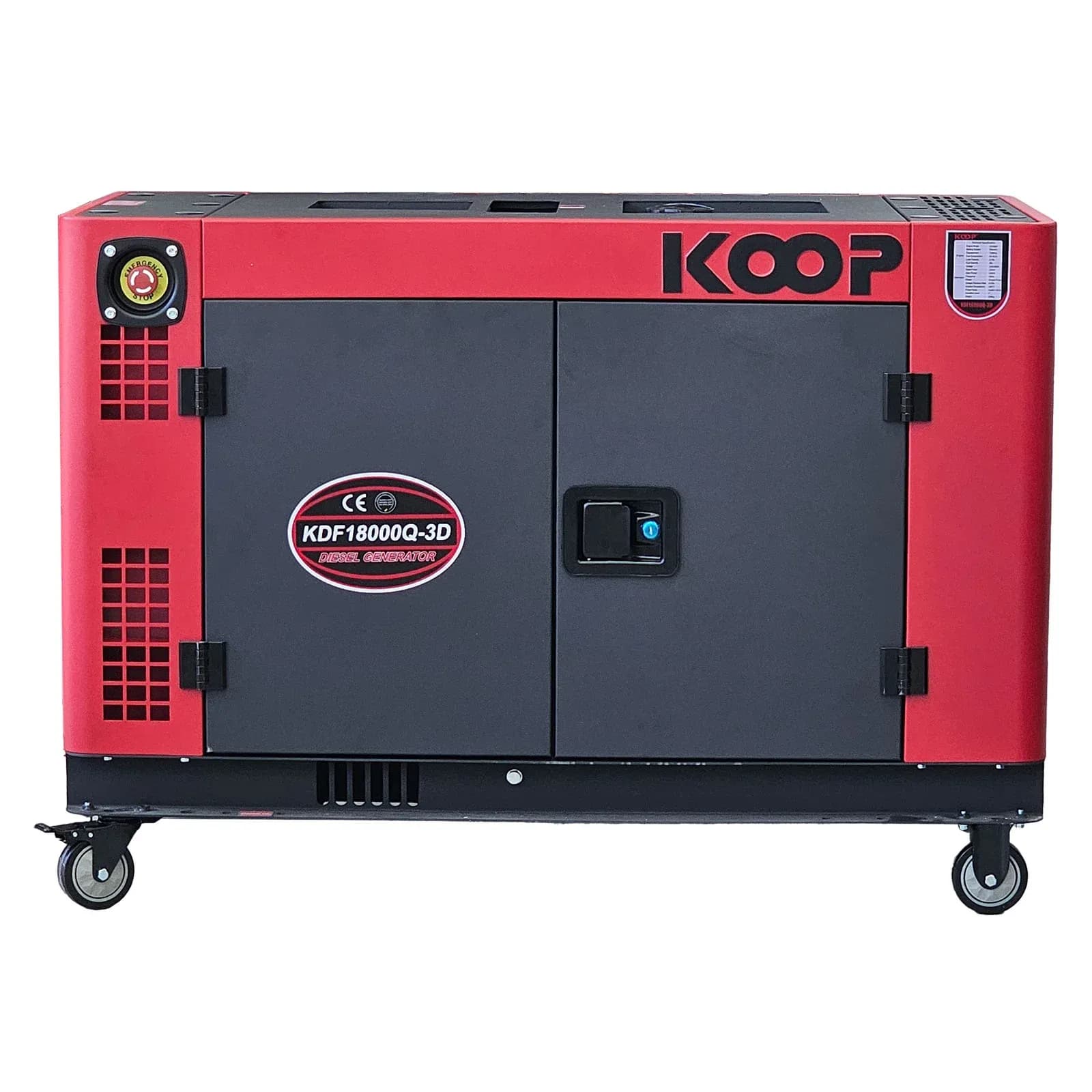 موتور برق دیزلی کوپ KDF18000Q-3D — تصویر ۱۱