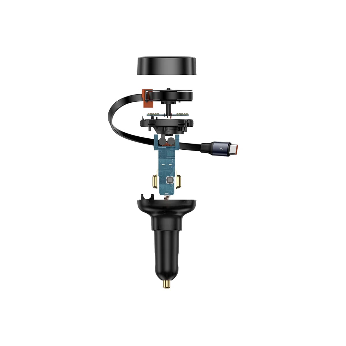 شارژر فندکی باسئوس مدل Enjoyment Pro U+Retractable Type-C 60W — تصویر ۱۰