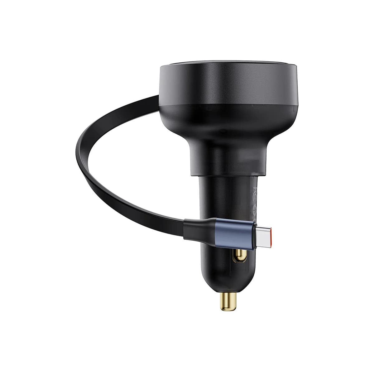 شارژر فندکی باسئوس مدل Enjoyment Pro U+Retractable Type-C 60W — تصویر ۴
