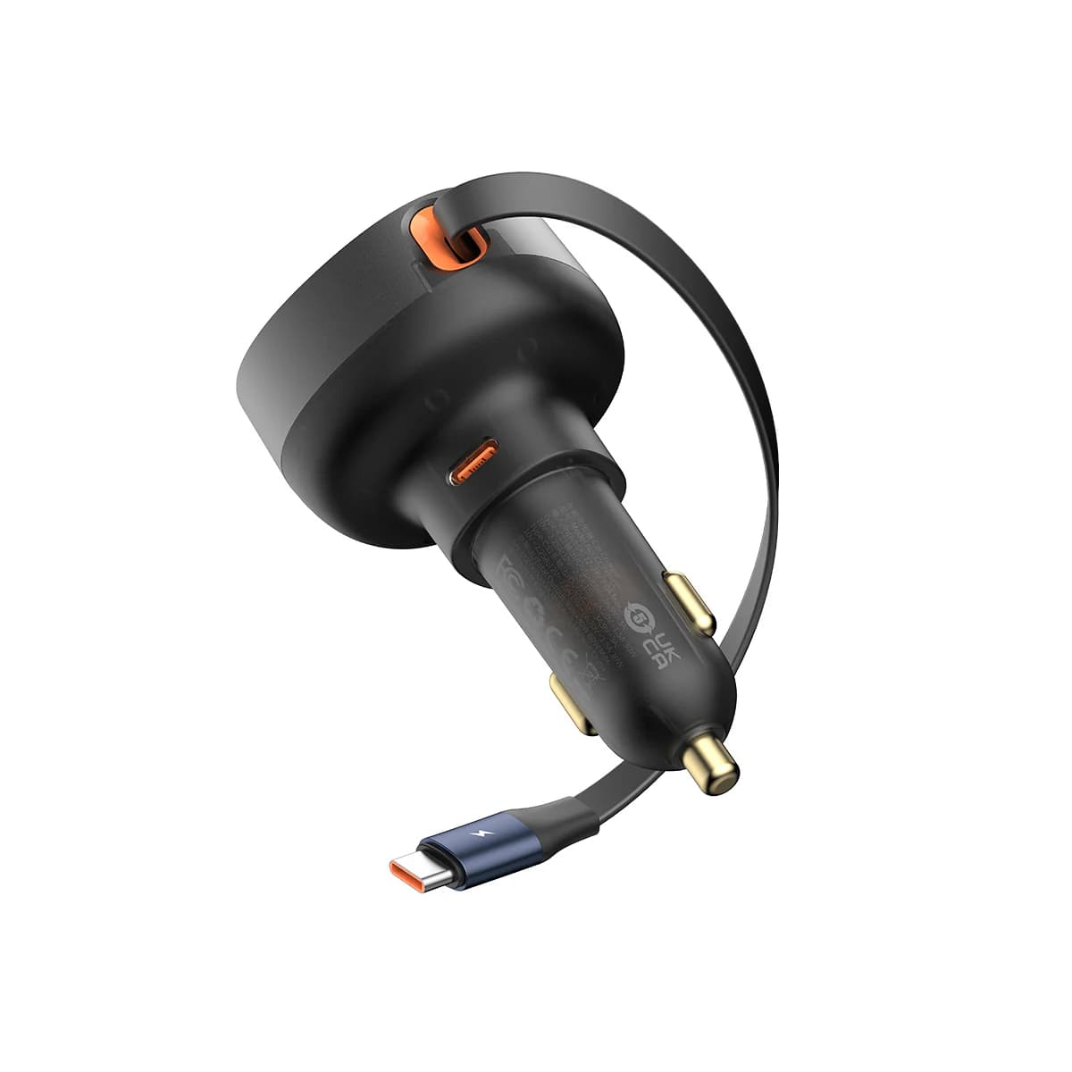 شارژر فندکی باسئوس مدل Enjoyment Pro U+Retractable Type-C 60W — تصویر ۶