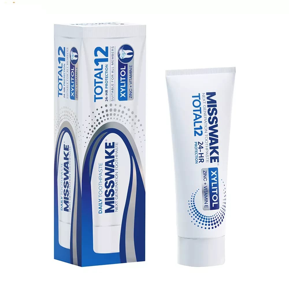 خمیر دندان کاهش دهنده جرم میسویک مدل Total-12 حاوی زایلیتول حجم 75 میلی لیتر — تصویر ۲