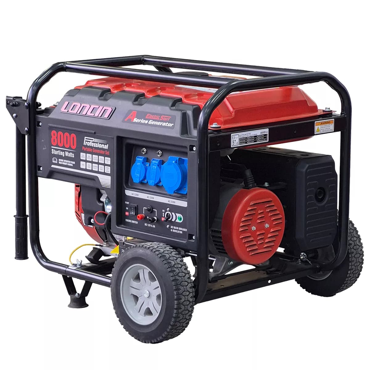موتور برق بنزینی لانسین LC8000DAS تک فاز 6.5 کیلووات