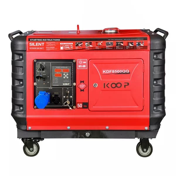 موتور برق دیزلی کوپ KDF8500QQ تک فاز ۶ کیلووات