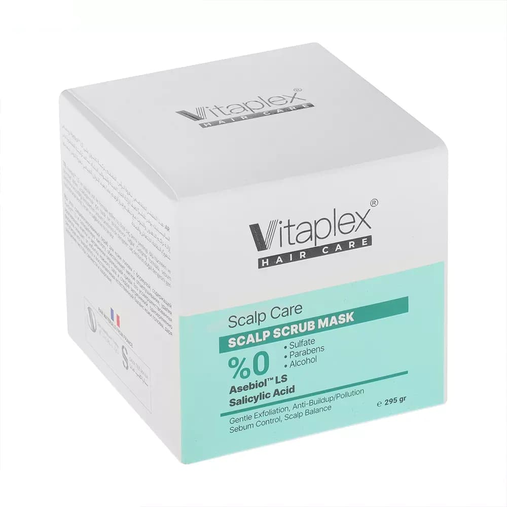 ماسک اسکراب ضد شوره مو ویتاپلکس مدل Scalp Care مناسب موهای چرب وزن 295 گرم — تصویر ۸