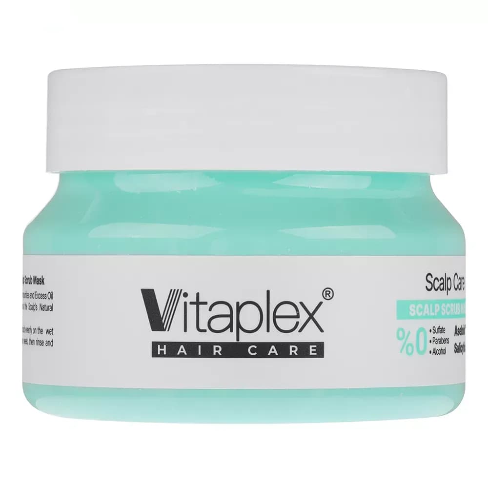 ماسک اسکراب ضد شوره مو ویتاپلکس مدل Scalp Care مناسب موهای چرب وزن 295 گرم — تصویر ۷