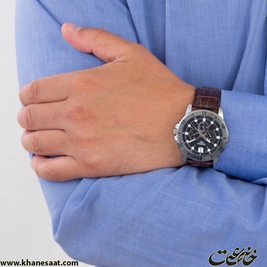 ساعت مچی عقربه ای مردانه کاسیو کد MTP-VD300L-1EUDF — تصویر ۶