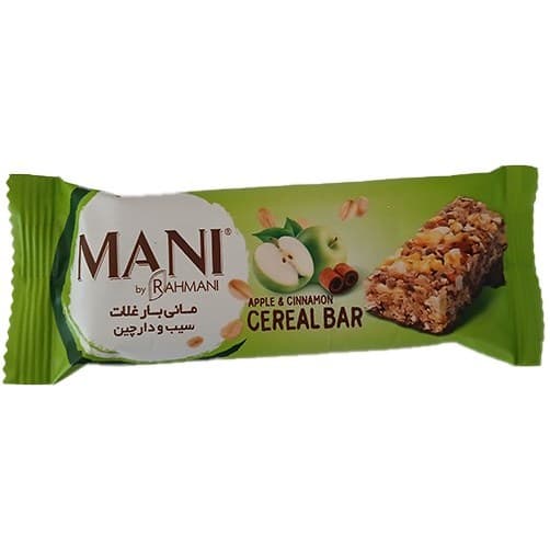 مانی بار غلات سیب و دارچین 25 گرم
