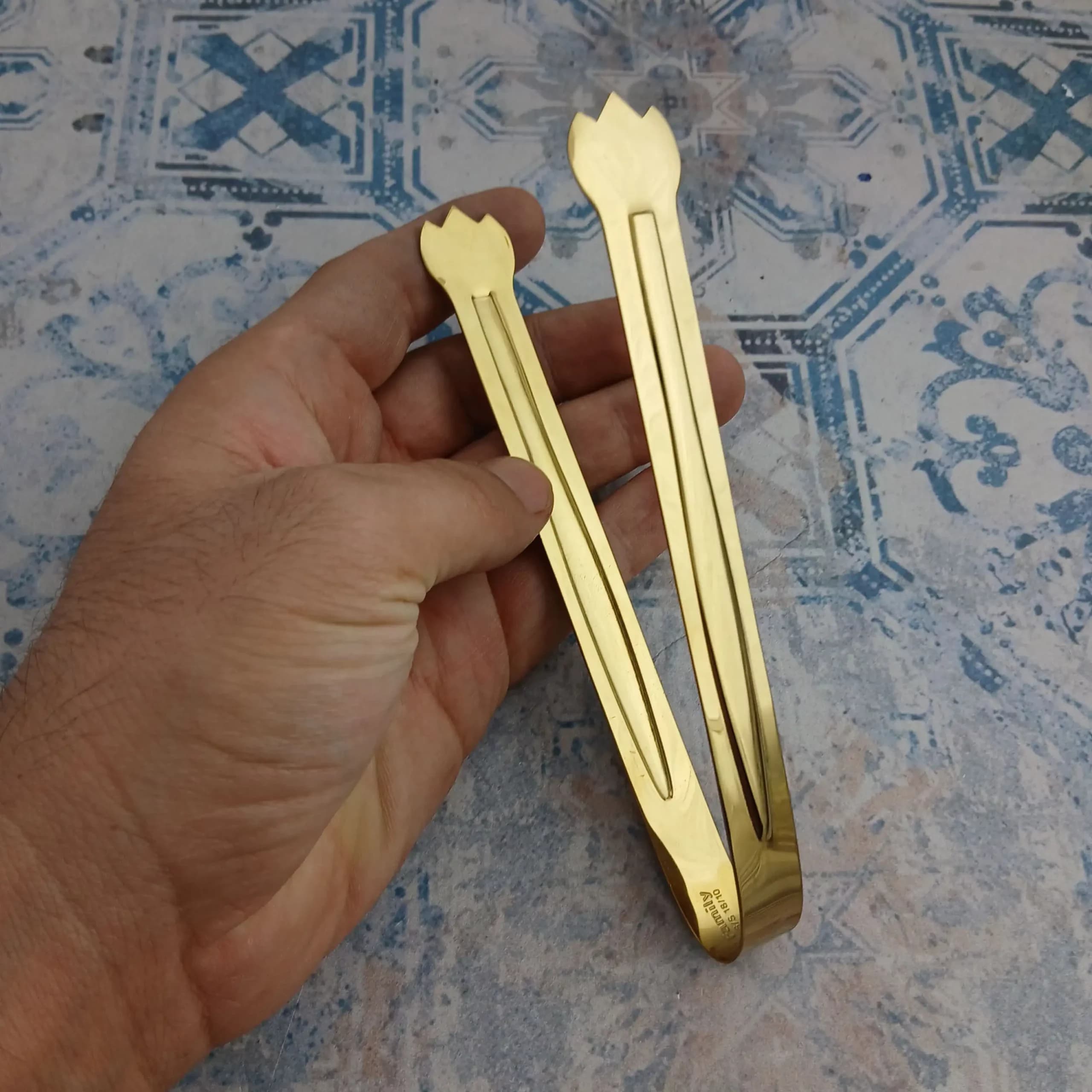 انبر یخ طلایی کد 07 — تصویر ۵