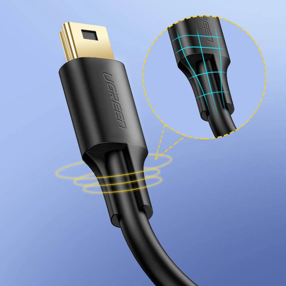 کابل تبدیل یوگرین مدل US132 USB – Mini-USB — تصویر ۴