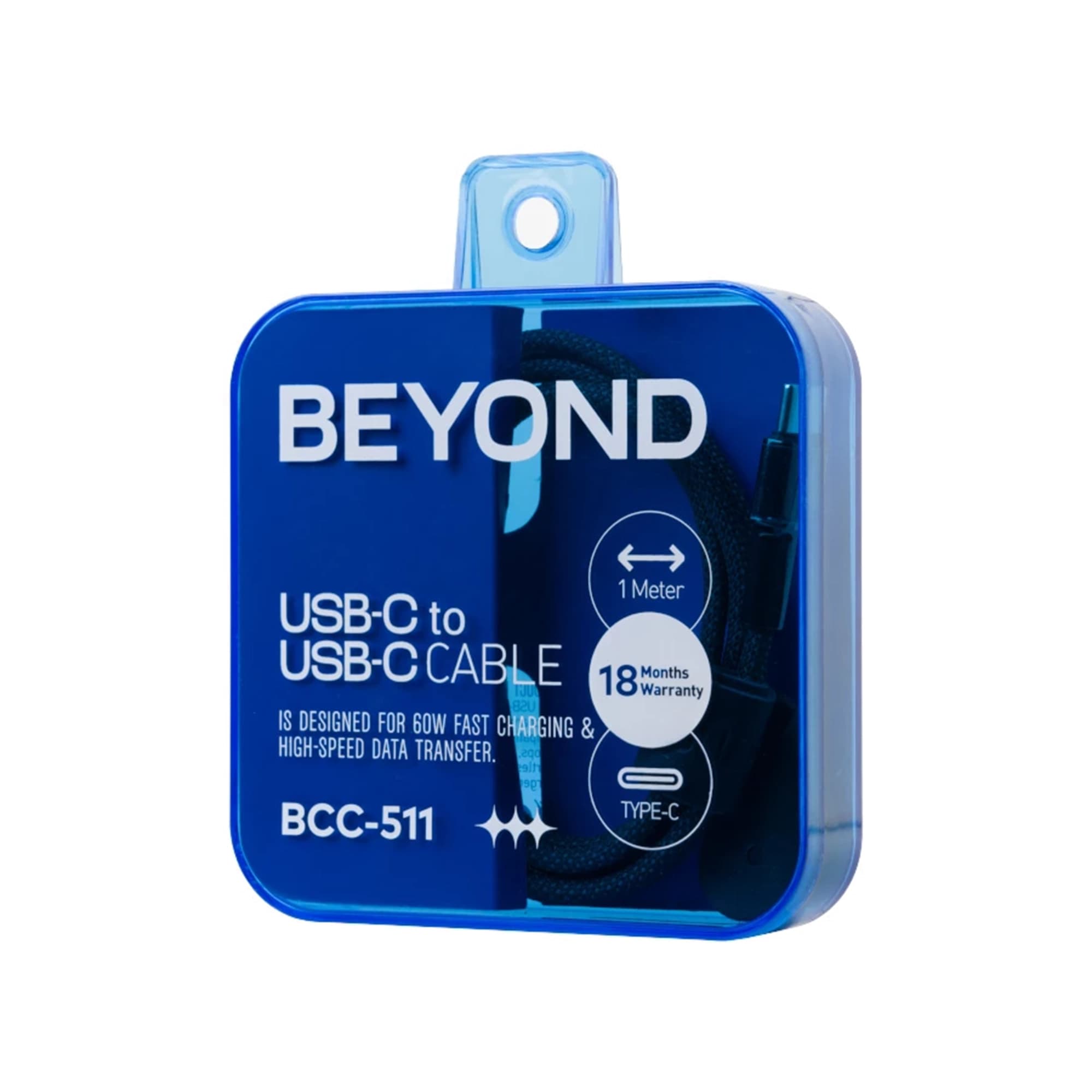 کابل شارژ بیاند مدل BCC-511 PD Type-C 1m مشکی — تصویر ۷