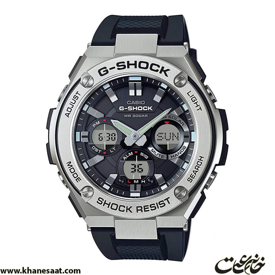 ساعت مچی عقربه ای مردانه کاسیو مدل جی شاک کد GST-S110-1A — تصویر ۶