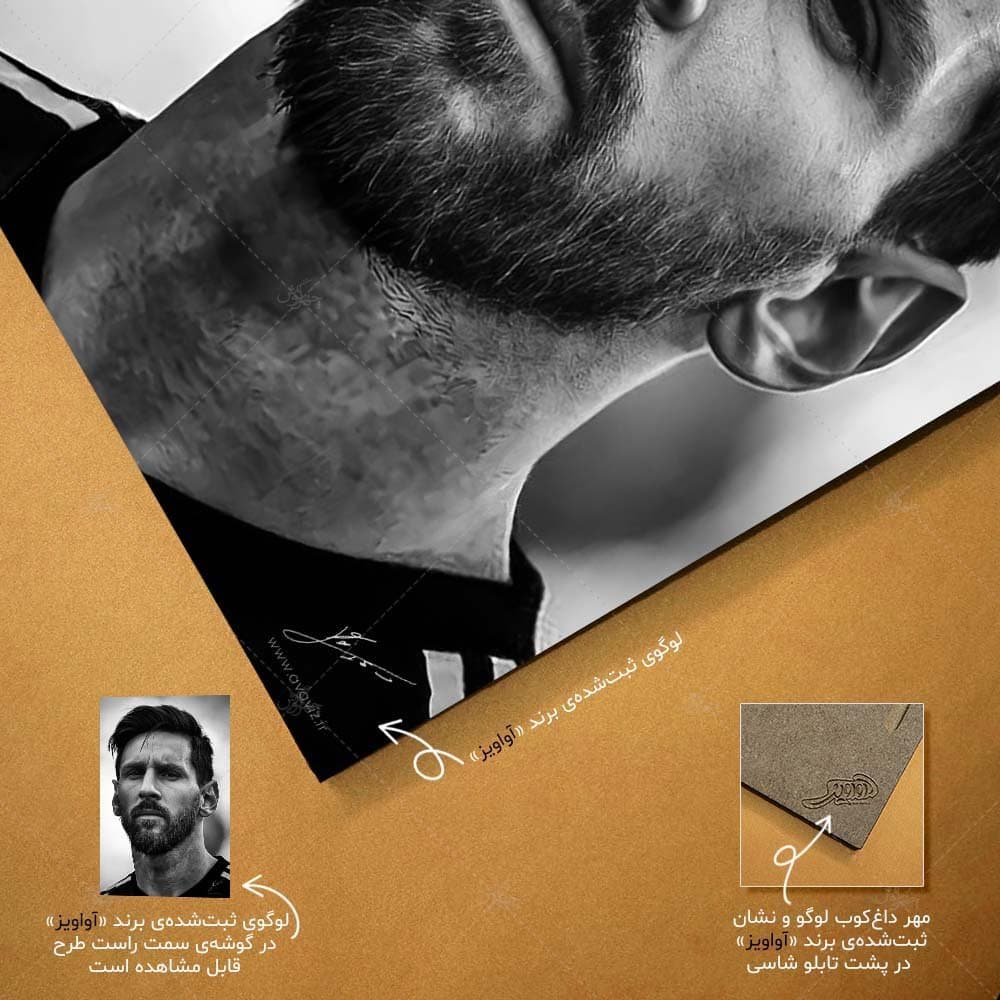 تابلو شاسی آواویز مدل لیونل مسی کد 4G697 — تصویر ۱۰