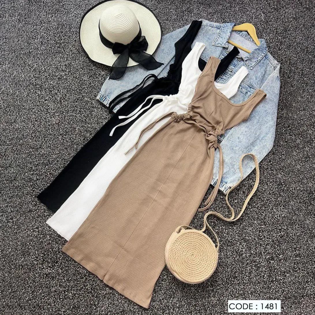 ماکسی بغل گت دار Valentino کد 1481 — تصویر ۳