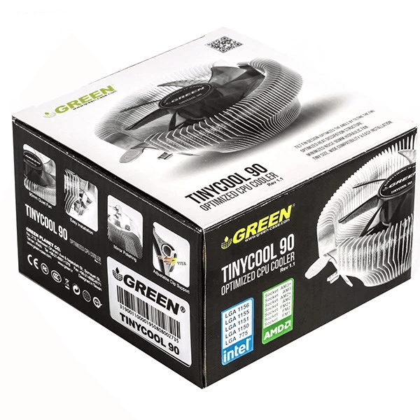 فن خنک کننده پردازنده گرین مدل GREEN Tiny Cool 90 rev1.1 — تصویر ۷