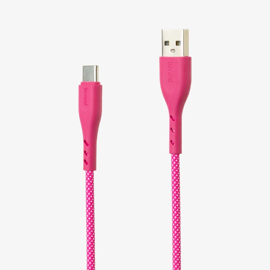 کابل شارژ بیاند مدل BUC-401 Type-C 1m صورتی — تصویر ۲