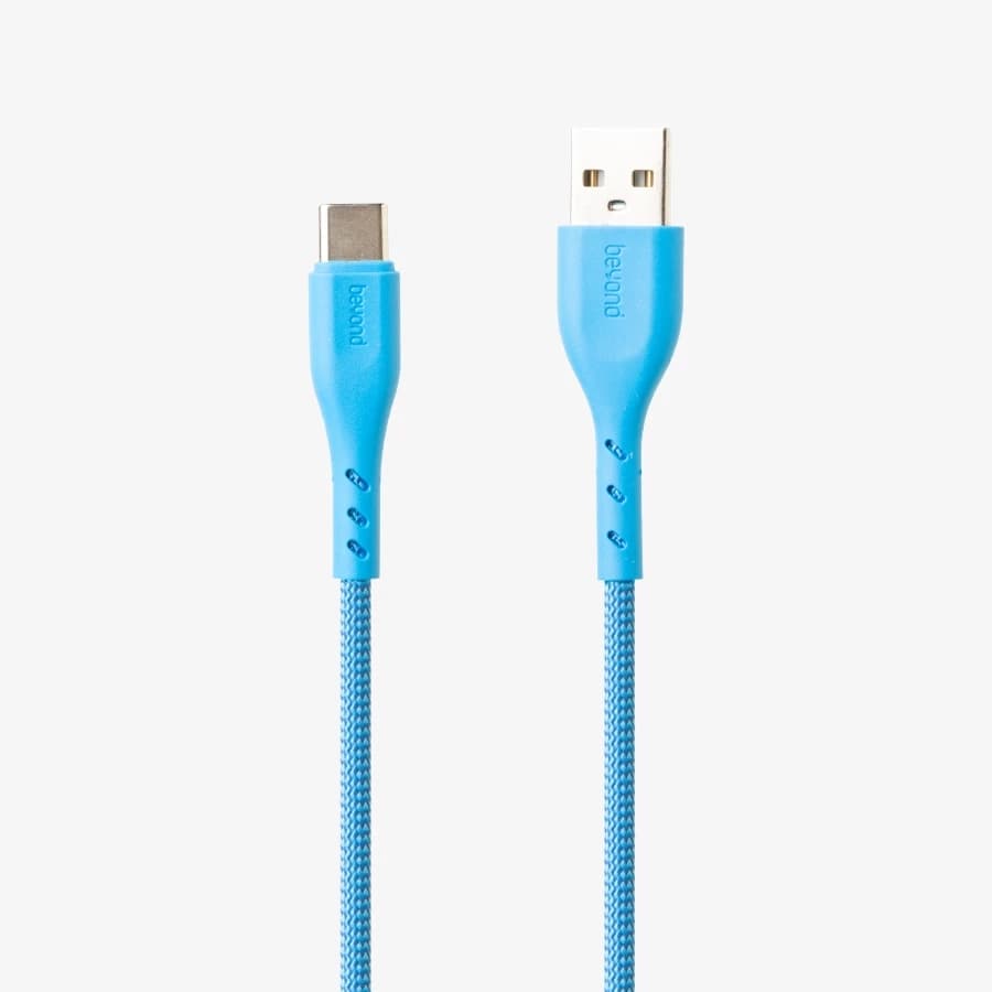 کابل شارژ بیاند مدل BUC-401 Type-C 1m آبی روشن