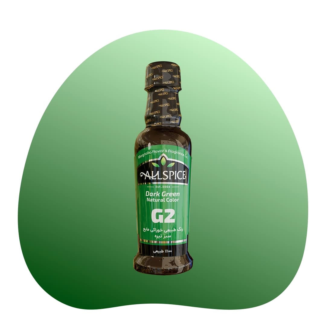 رنگ طبیعی خوراکی سبز تیره(G2) 50 گرمی آلس پایس — تصویر ۲