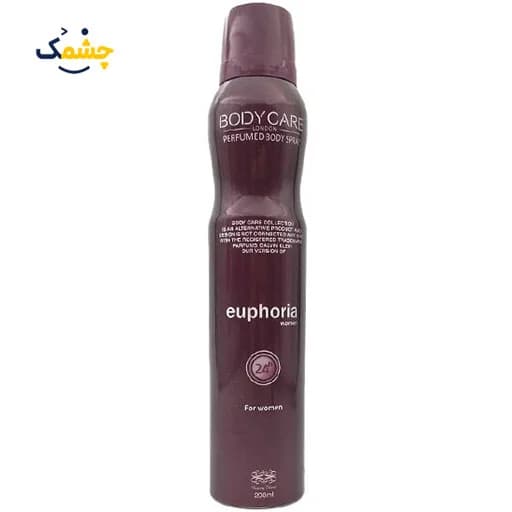 اسپری بدن زنانه بادی کر (Body Care) مدل ایفوریا Euphoria حجم 150 میل – ماندگاری ۲۴ ساعته