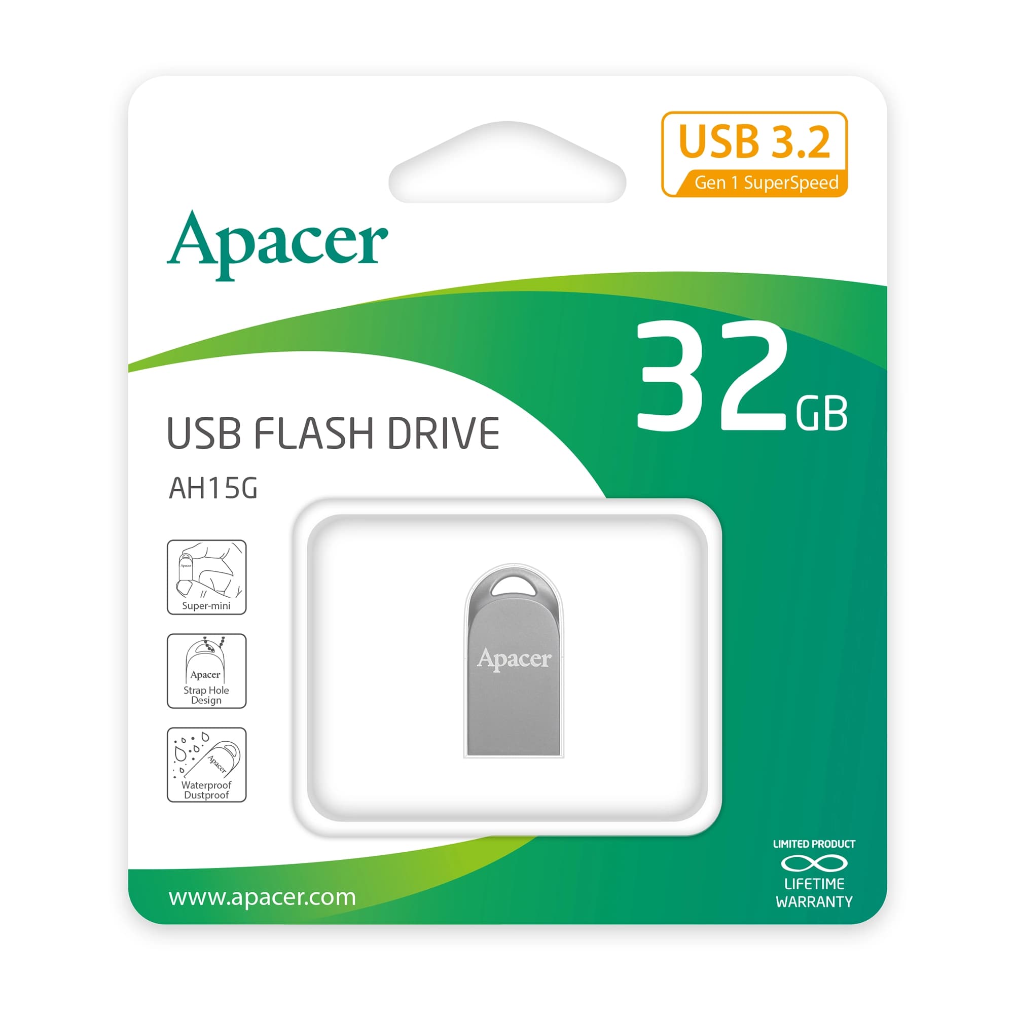 فلش مموری اپیسر مدل AH15G USB3.2 32GB — تصویر ۱۰