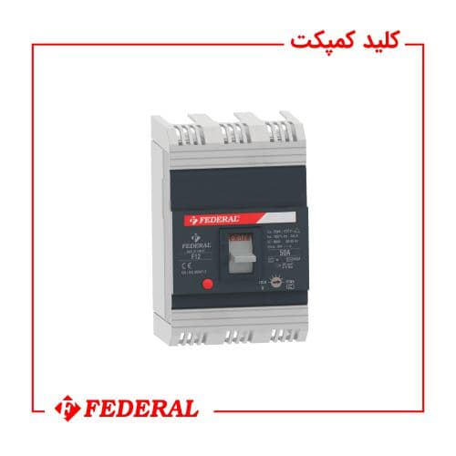 کلید اتومات (کمپکت) 100 آمپر قابل تنظیم فدرال ترکیه — تصویر ۳