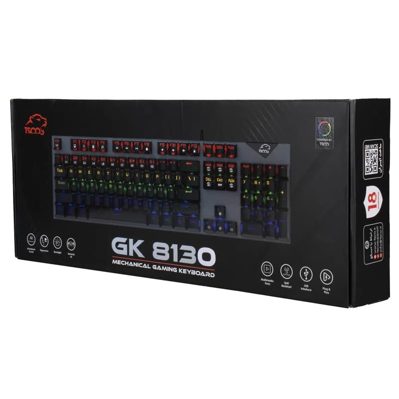 کیبورد گیمینگ مکانیکال تسکو مدل TSCO GK 8130 — تصویر ۳