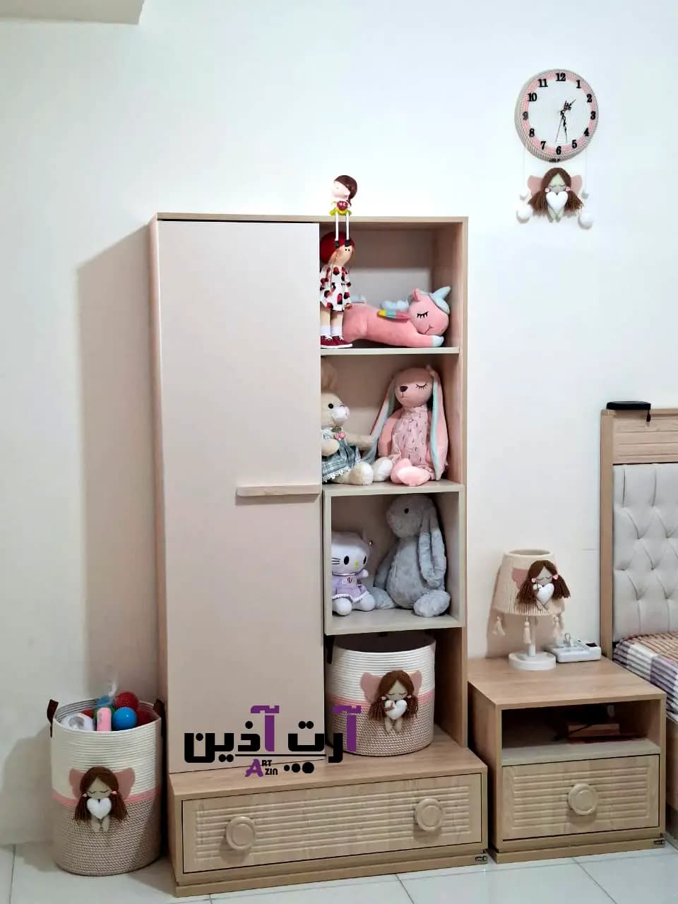 سیسمونی قیطان عروسکی دخترونه و پسرونه – 9 تکه قیطان دوزی طرح عروسک زرافه – کد: 886 — تصویر ۱۲