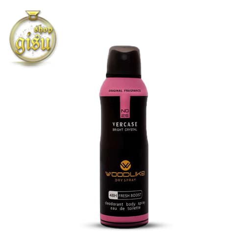 اسپری بدن زنانه وودلایک مدل ورساچه برایت (woodlike versace bright) حجم 200 میل — تصویر ۲
