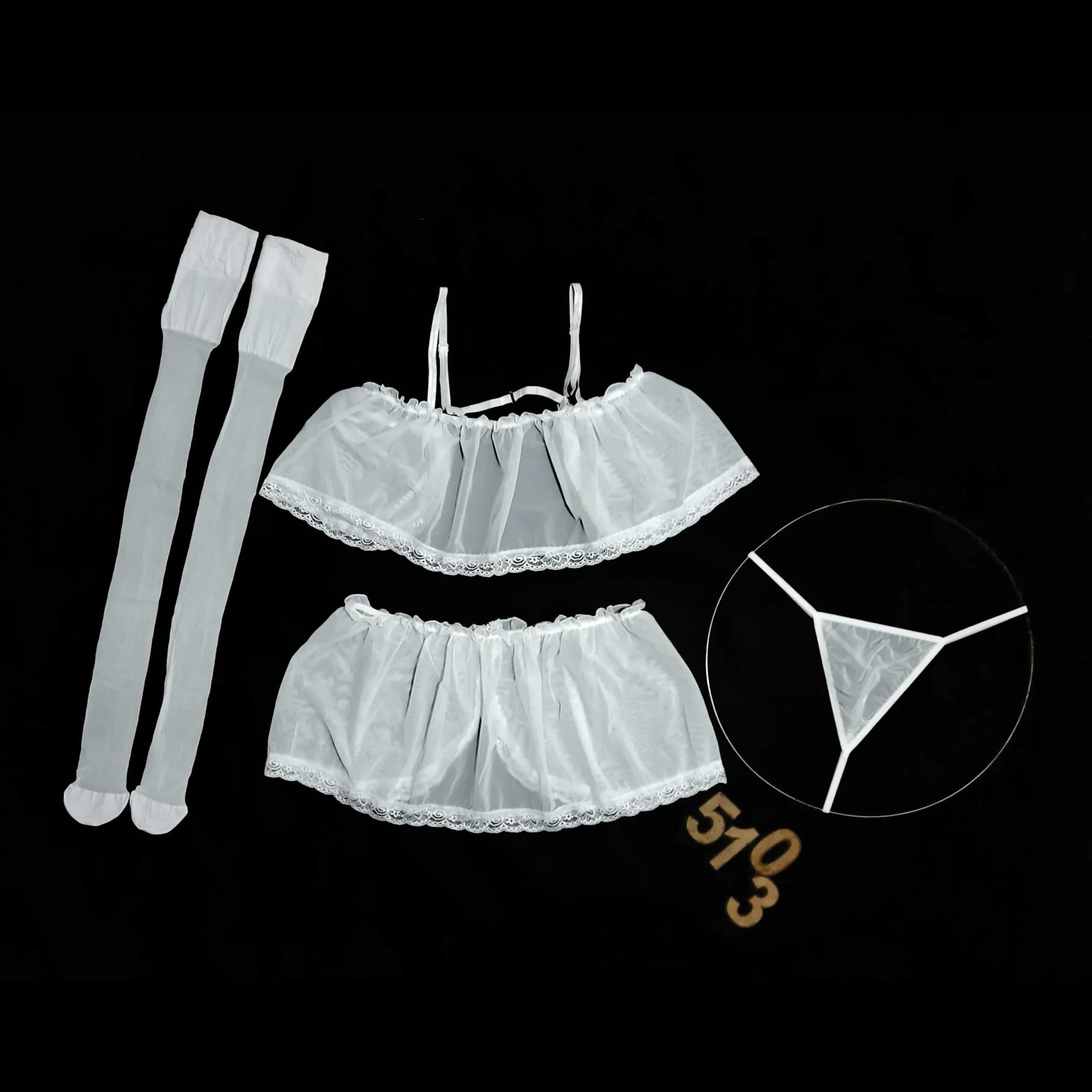 ست فانتزی عروس Lady کد 5103 (برای خرید عمده تماس بگیرید.) — تصویر ۱۲