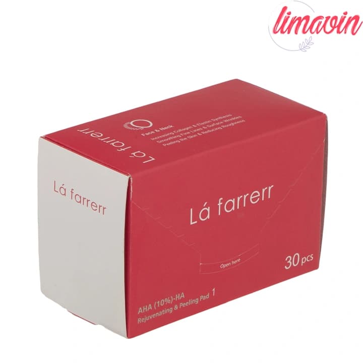 پد جوان کننده و لایه بردار پوست لافارر مدل AHA10% و هیالورونیک اسید بسته 30 عددی — تصویر ۸