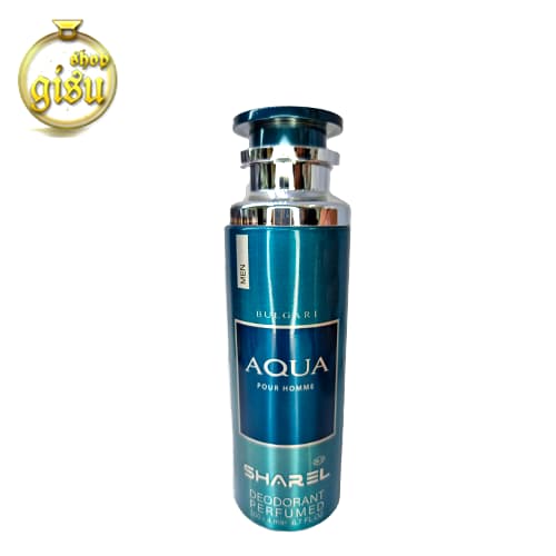 اسپری بدن مردانه شارل مدل آکوا بولگاری (sharel aqua bulgari) – حجم 200 میل — تصویر ۲